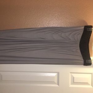 Cross Over Maxi Skirt